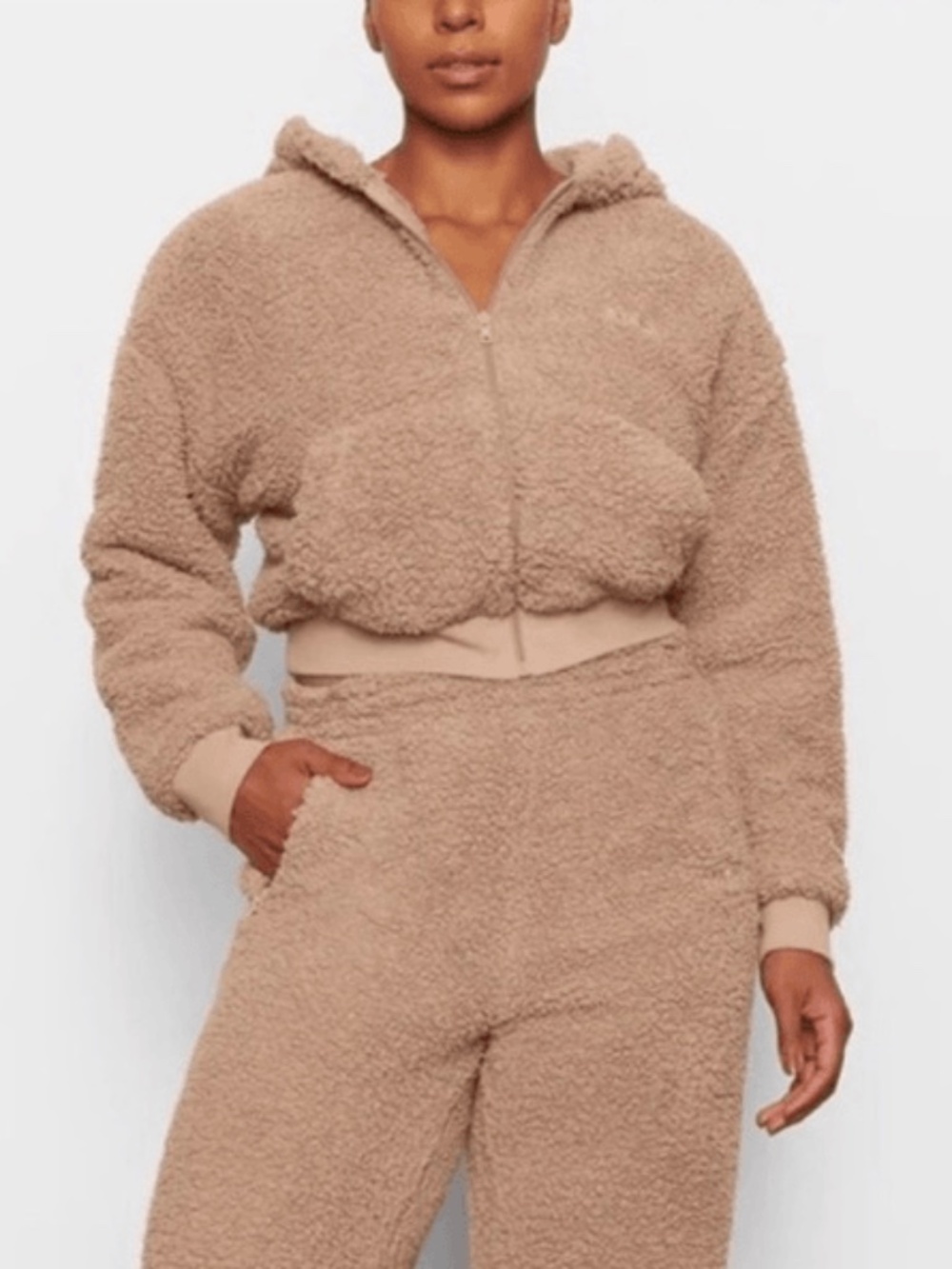 SKIMS teddy sherpa matching set